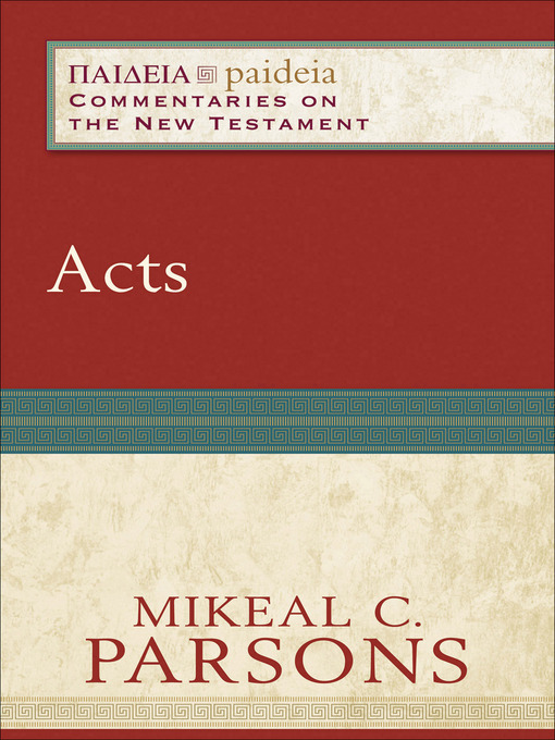 Title details for Acts by Mikeal C. Parsons - Available